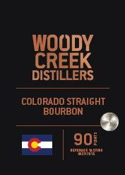Woody Creek Distillers Shelf Talker - Bourbon